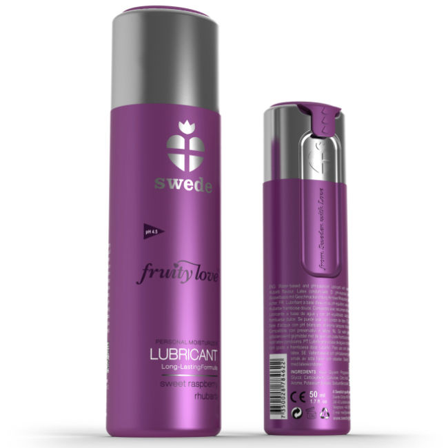 SWEDE - FRUITY LOVE LUBRICANTE FRAMBUESAS Y ACELGA ROJA 50 ML - Kanerotika SL