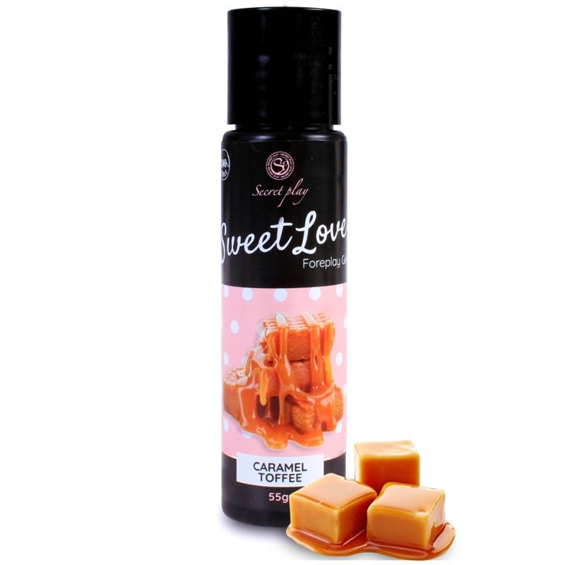 SECRETPLAY - GEL SWEET LOVE CARAMELO 60 ML - Kanerotika SL