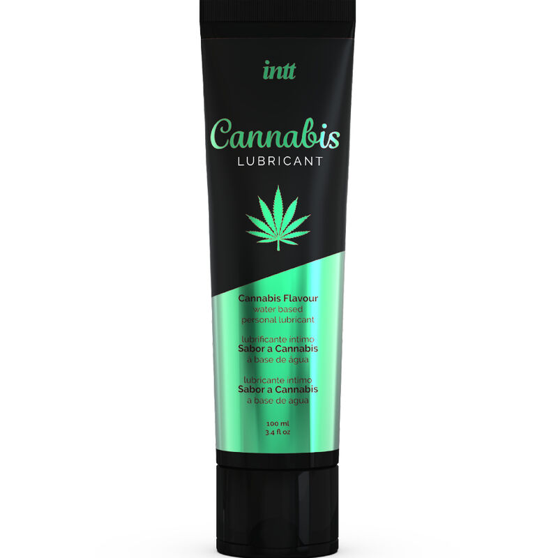 INTT LUBRICANTS - LUBRICANTE INTIMO BASE AGUA CON SABOR A CANNABIS - Kanerotika SL