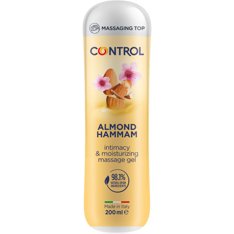 CONTROL - MASAJE GEL 3 EN 1 LECHE DE ALMENDRA 200 ML - Kanerotika SL