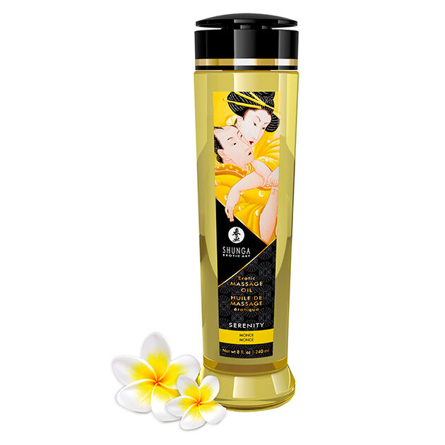 SHUNGA - ACEITE DE MASAJE ERÓTICO SERENITY 240 ML - Kanerotika SL