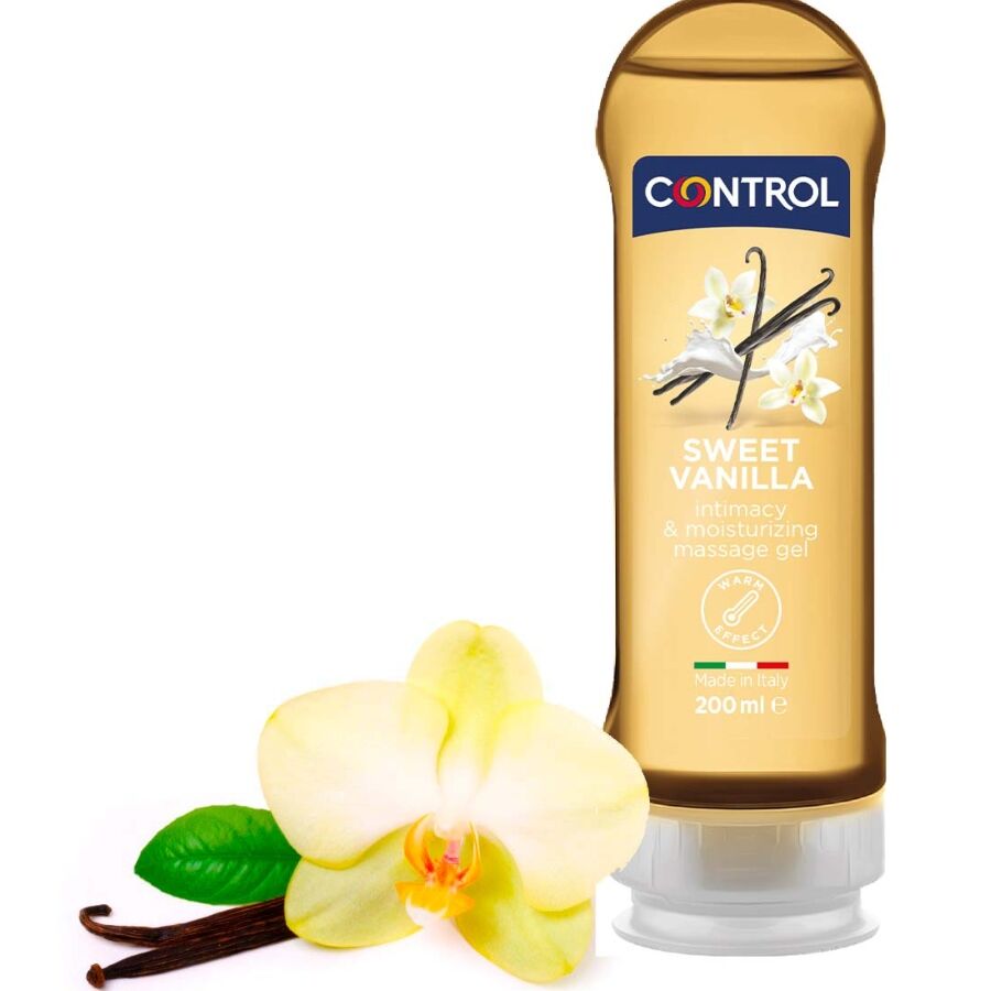 CONTROL - 2 EN 1 MASSAGE & PLEASURE MADAGASCAR SWEETNESS 200 ML - Kanerotika SL