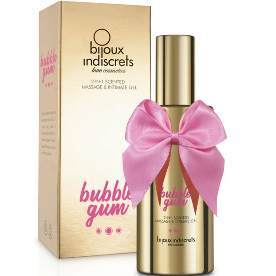 BIJOUX - BUBBLE GUM GEL DE MASAJE ÍNTIMO PERFUMADO 100 ML - Kanerotika SL