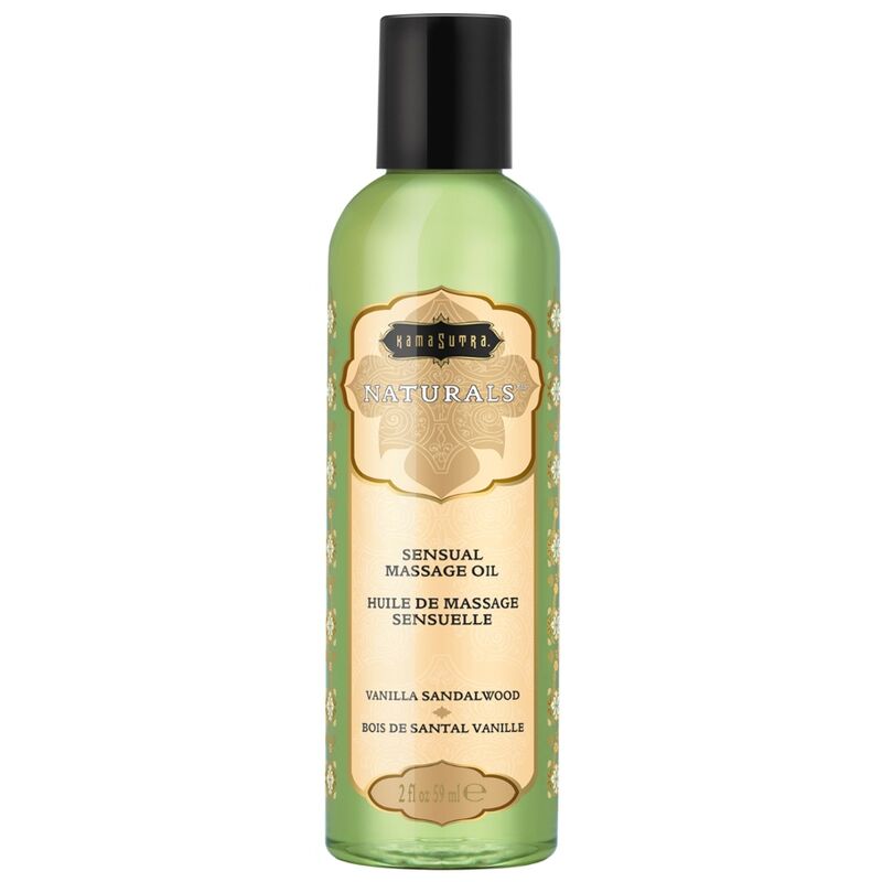 KAMASUTRA - ACEITE DE MASAJE NATURAL VANILLA SANDALWOOD 59 ML - Kanerotika SL