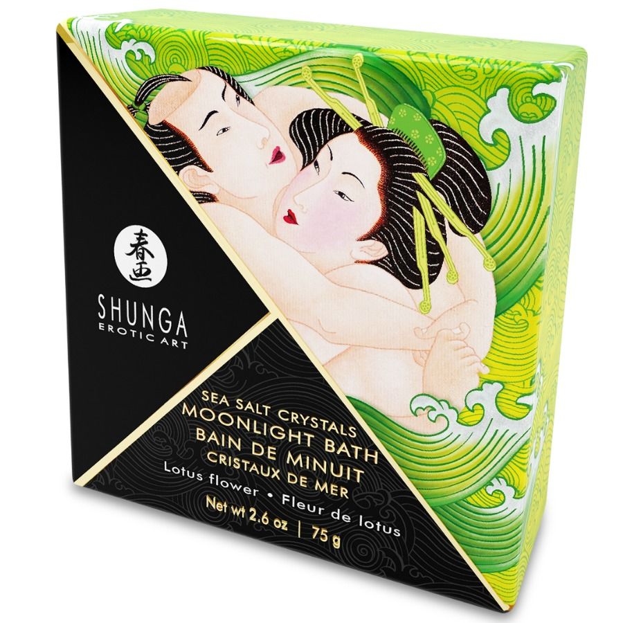 SHUNGA - SALES DE BAÑO AROMATIZADAS LOTUS 75 GR - Kanerotika SL