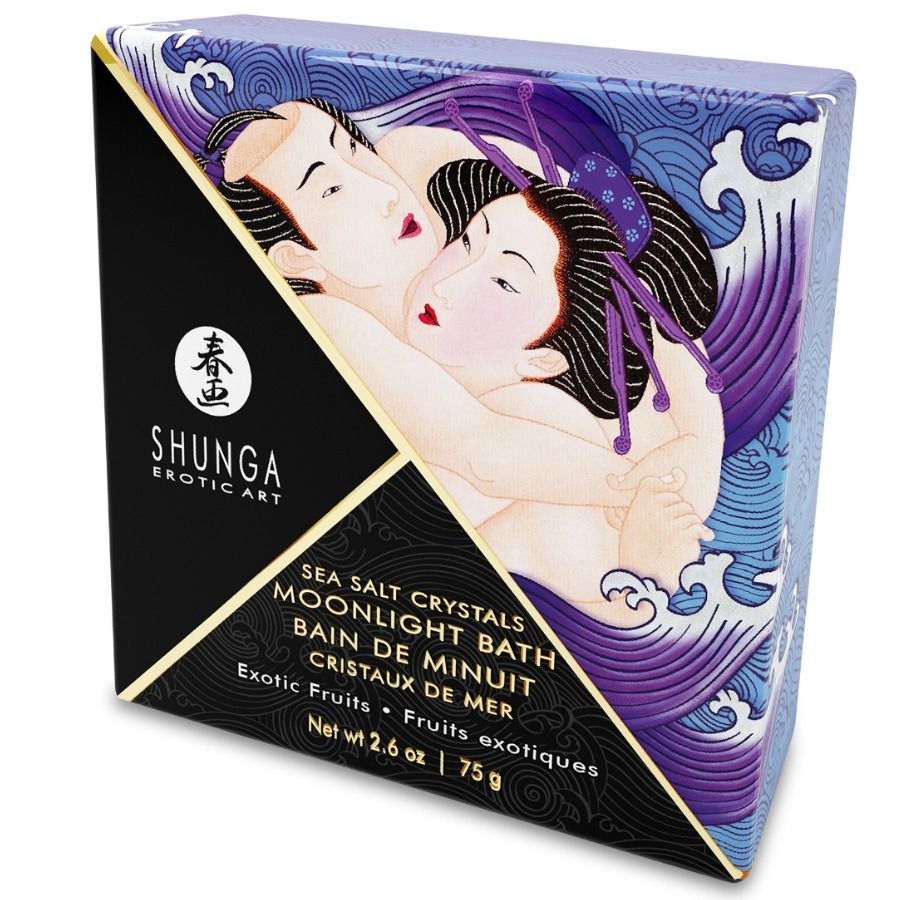 SHUNGA - SALES DE BAÑO AROMATIZADAS EXOTIC PURPLE 75 GR - Kanerotika SL