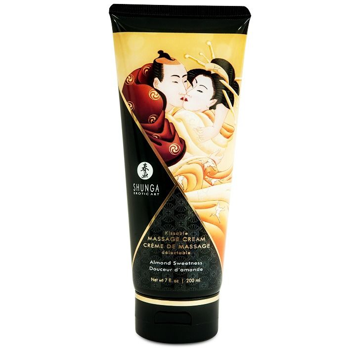 SHUNGA - CREMA MASAJE ALMENDRA DULCE 200 ML - Kanerotika SL