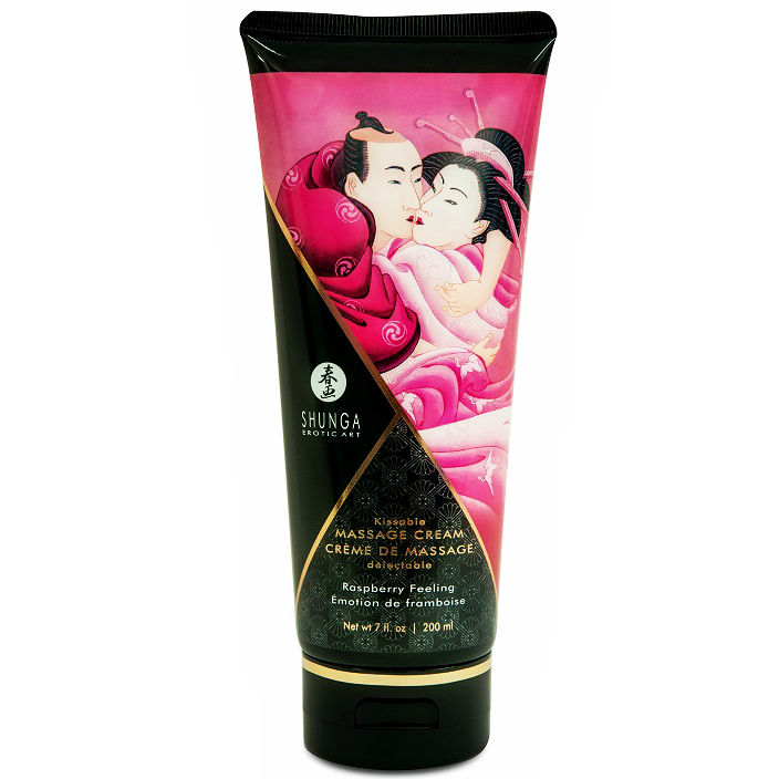 SHUNGA - CREMA MASAJE FRAMBUESA 200 ML - Kanerotika SL