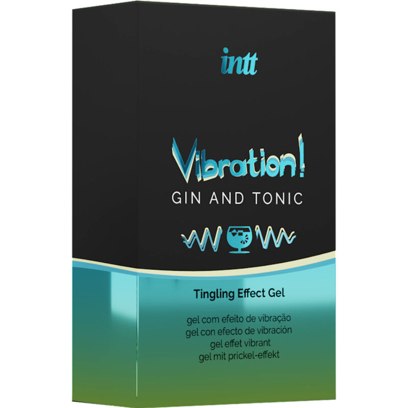INTT - POTENTE ESTIMULANTE ÍNTIMO GEL VIBRADOR LIQUIDO GIN & TONIC 15ML - Kanerotika SL