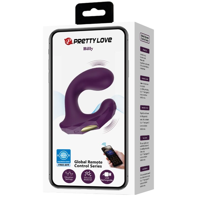 PRETTY LOVE - BILLY VIBRATION LILA  APP GRATUITA - Kanerotika SL