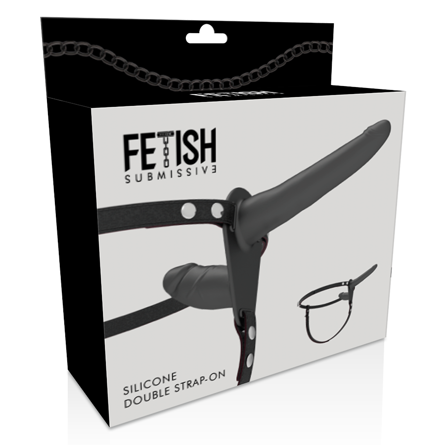 FETISH SUBMISSIVE HARNESS - DOBLE PENETRACIÓN NEGRO - Kanerotika SL