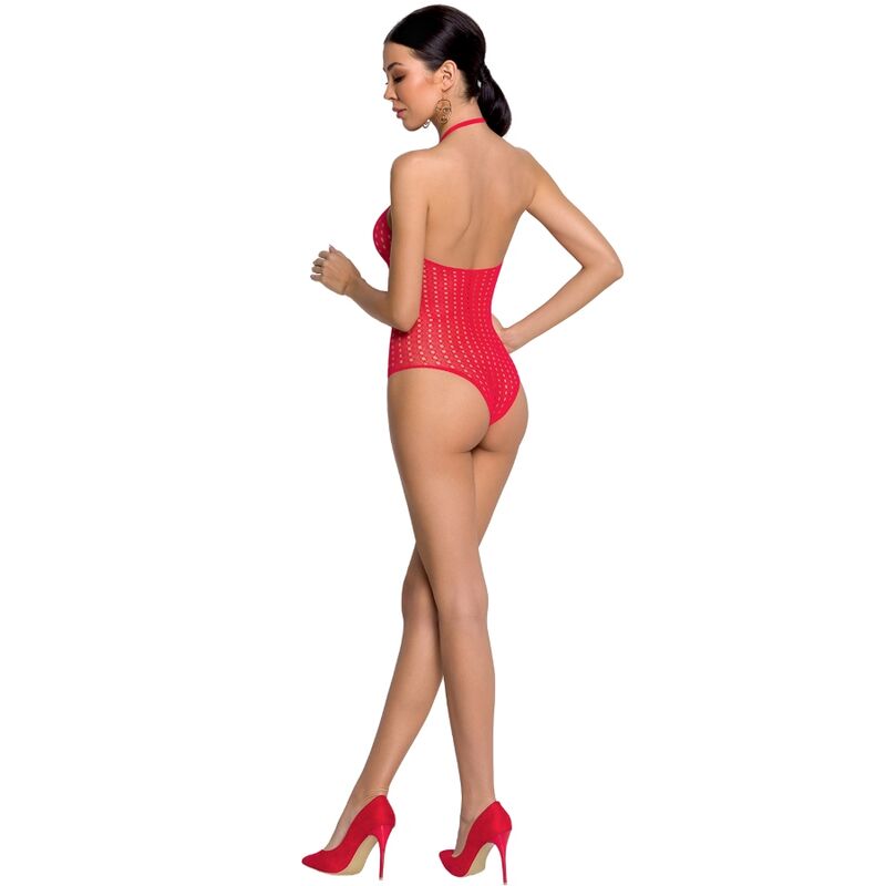 PASSION - WOMAN BS088 BODYSTOCKING ROJO TALLA ÚNICA - Kanerotika SL