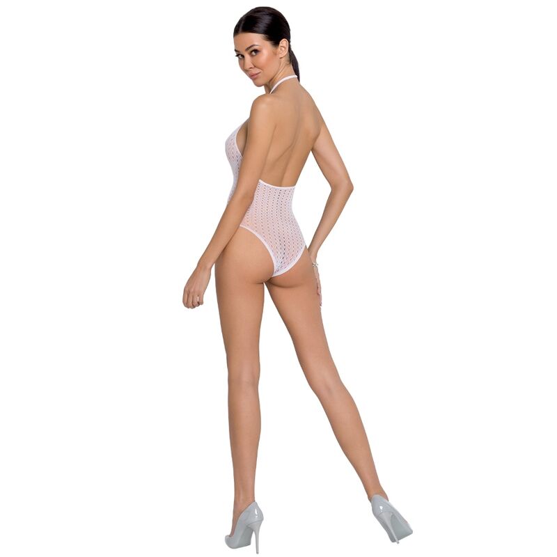 PASSION - WOMAN BS088 BODYSTOCKING BLANCO TALLA ÚNICA - Kanerotika SL