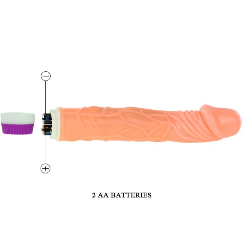 BAILE - WAVES OF PLEASURE REALISTIC VIBRATING 22.5 CM - Kanerotika SL