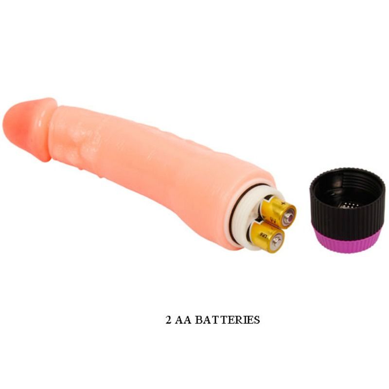 BAILE - VIBRADOR REALÍSTICO FLEXIBLE NATURAL 24 CM - Kanerotika SL