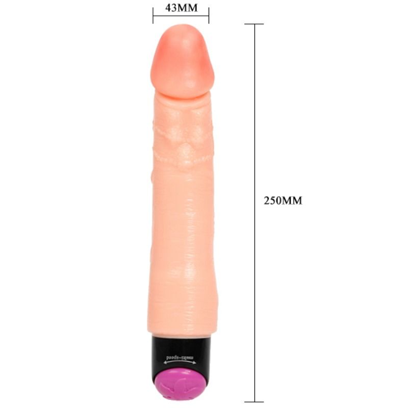 BAILE - VIBRADOR REALÍSTICO FLEXIBLE 25 CM - Kanerotika SL