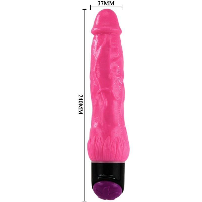 BAILE - COLORFUL SEX VIBRADOR REALISTICO LILA 24 CM - Kanerotika SL