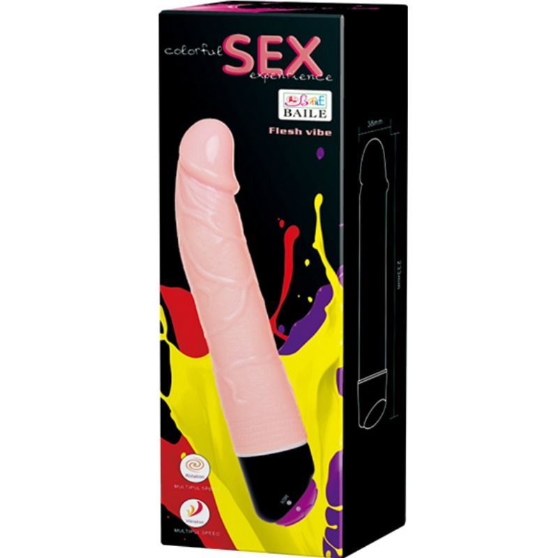 BAILE - COLORFUL SEX VIBRACIÓN Y ROTACIÓN 24 CM - Kanerotika SL