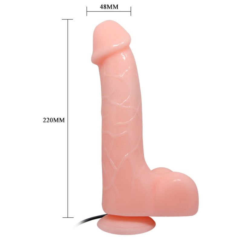 BAILE - VIBRADOR REALÍSTICO BÁRBARA NATURAL 22 CM - Kanerotika SL