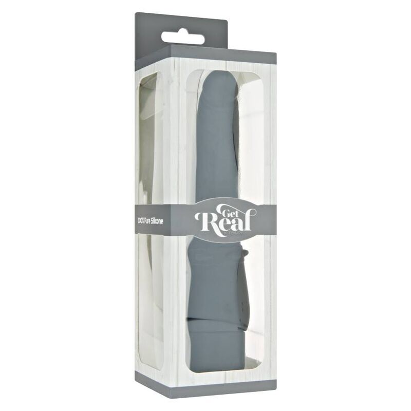 GET REAL - CLASSIC SMOOTH VIBRADOR NEGRO - Kanerotika SL