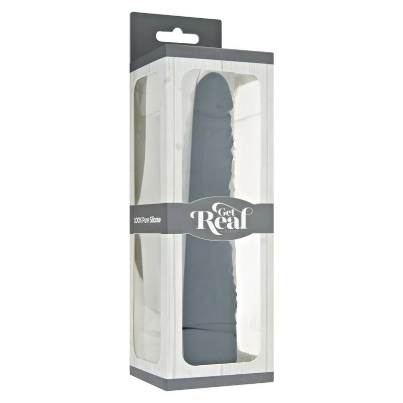 GET REAL - CLASSIC SLIM VIBRADOR NEGRO - Kanerotika SL