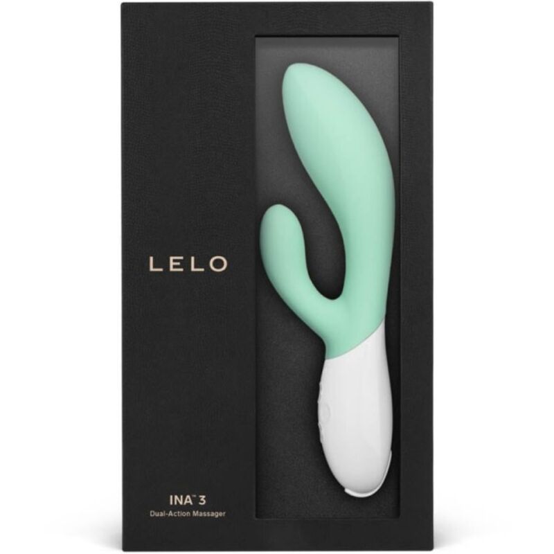 LELO - INA 3 VERDE VIBRADOR RABBIT LUJO VERDE AGUA - Kanerotika SL