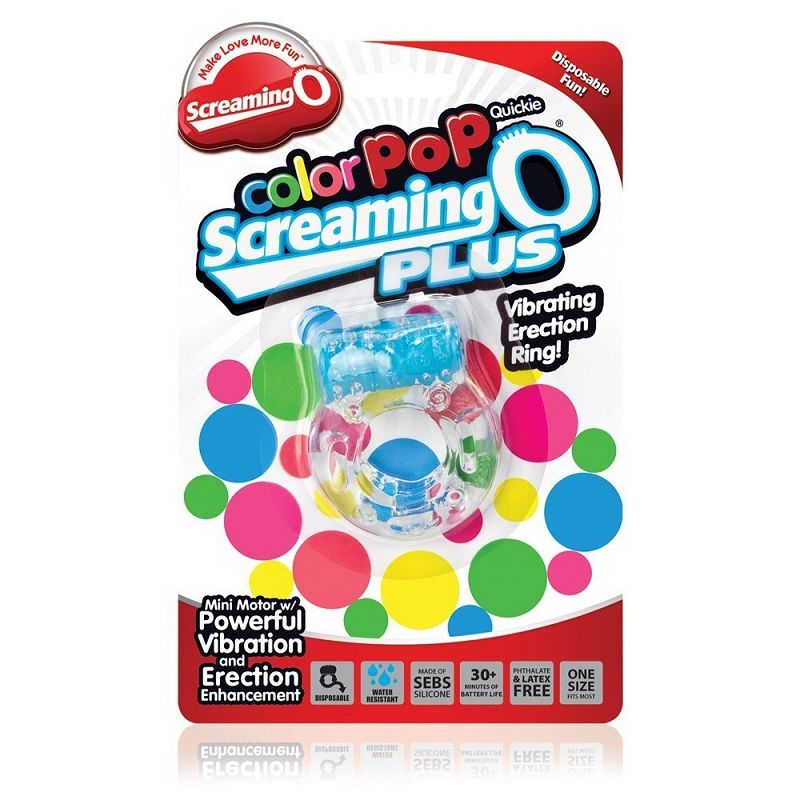 SCREAMING O - COLOR POP PLUS ANILLO AZUL - Kanerotika SL