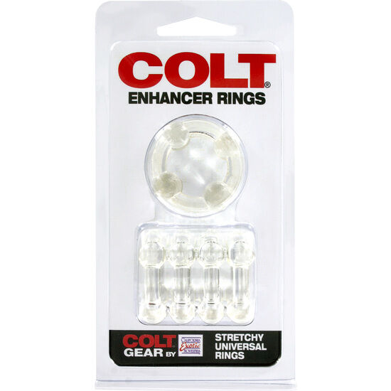 CALEXOTICS - COLT ENHANCER RINGS ANILLOS PARA EL PENE TRANSPARENTES - Kanerotika SL