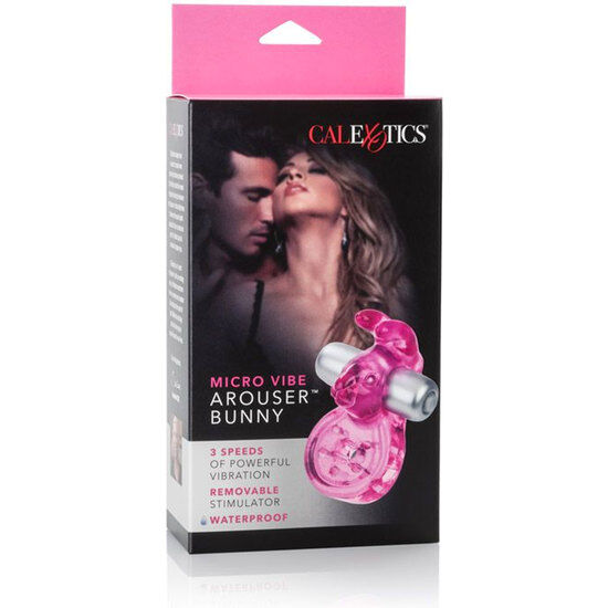 CALEXOTICS - MICRO VIBE AROUSER BUNNY ANILLO VIBRADOR ROSA - Kanerotika SL
