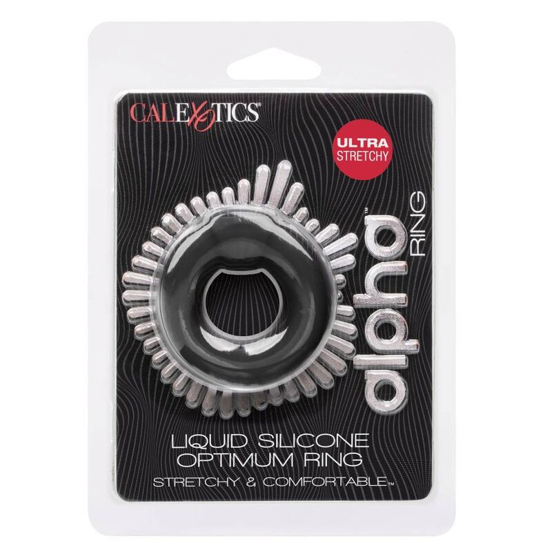 CALEXOTICS - ALPHA OPTIMUM RING NEGRO - Kanerotika SL