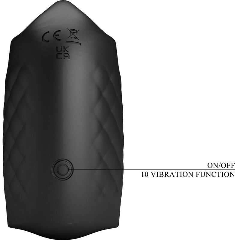 PRETTY LOVE - MASTURBADOR MANUAL PARA GLANDE VIBRADOR RECARGABLE - Kanerotika SL