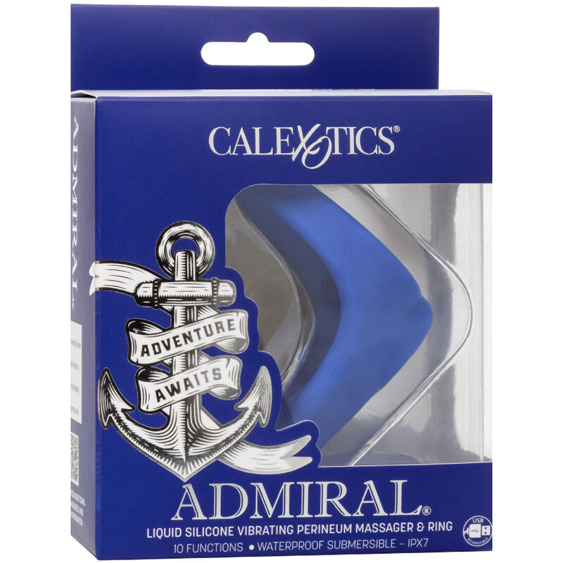 CALEXOTICS - ADMIRAL MASAJEADOR DE PERINEO AZUL - Kanerotika SL