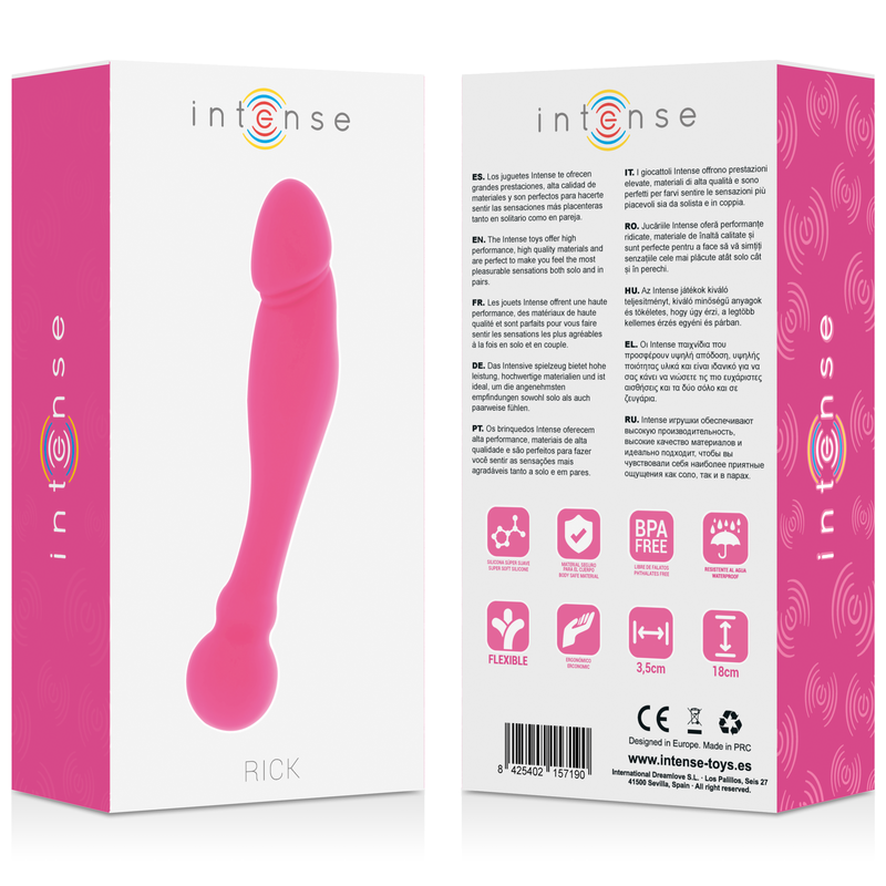 INTENSE - SILICONE RICK DUAL ROSA - Kanerotika SL