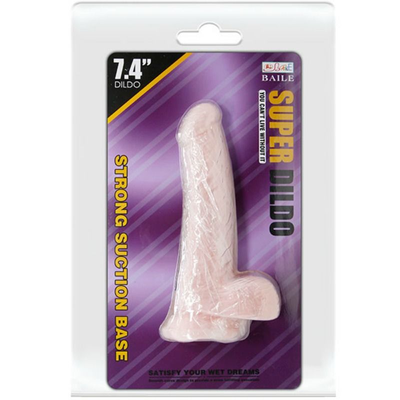BAILE - SUPER DILDO REALÍSTICO NATURAL 18.8 CM - Kanerotika SL