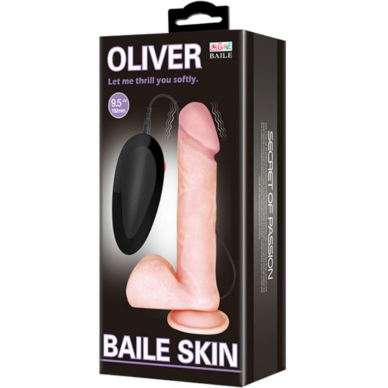 BAILE - OLIVER DILDO REALÍSTICO CON VIBRACIÓN - Kanerotika SL