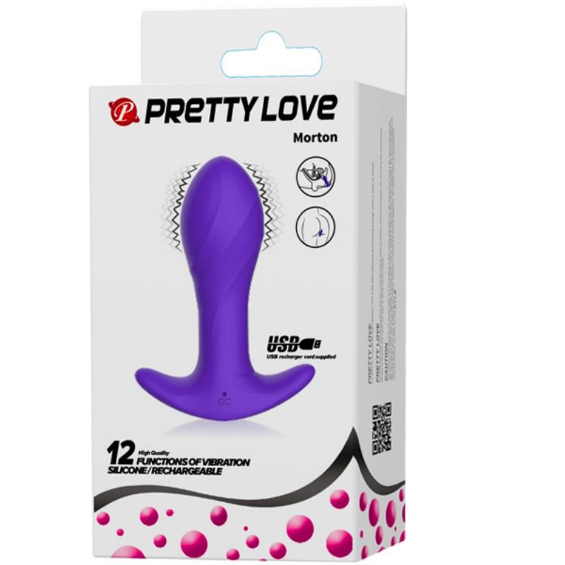 PRETTY LOVE - VIBRADOR ANAL LILA - Kanerotika SL
