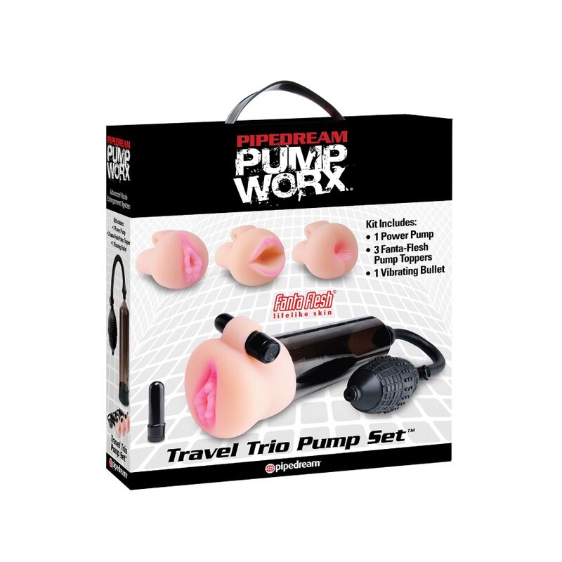 PUMP WORX - BOMBA DE ONDAS ESTIMULADORAS CON MASTURBADOR - Kanerotika SL