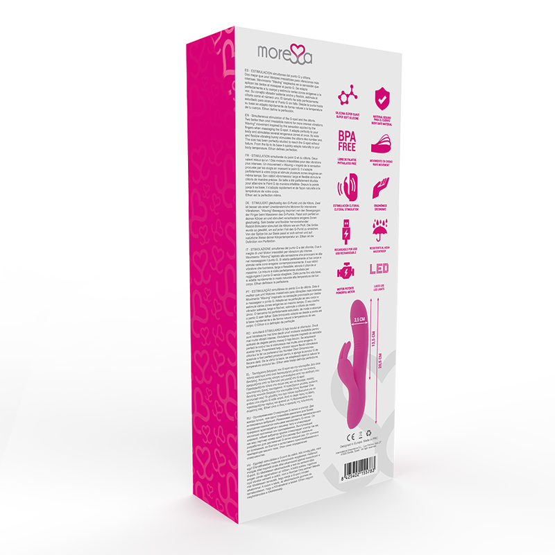 MORESSA - ETHAN EFECTO WAVE MAS POTENTE VIBRACIÓN PREMIUM SILICONE RECARGABLE - Kanerotika SL
