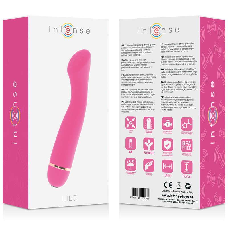 INTENSE - LILO 20 SPEEDS SILICONE ROSA - Kanerotika SL