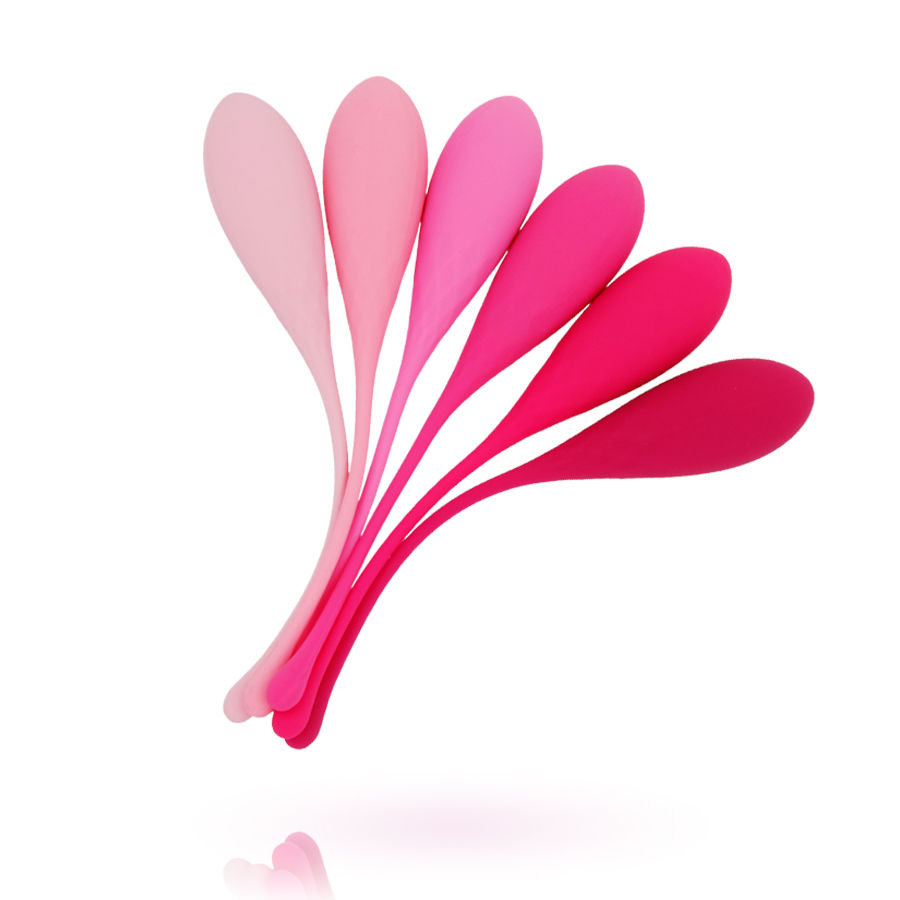 LESLIE - KEGEL FIT ENTREGADOR SUELO PELVICO 6 PESOS - Kanerotika SL