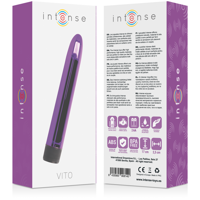 INTENSE - VITO VIBRADOR LILA - Kanerotika SL