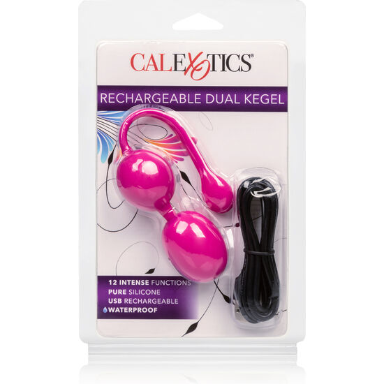 CALEXOTICS - BOLAS DUAL KEGEL RECARGABLES ROSA - Kanerotika SL