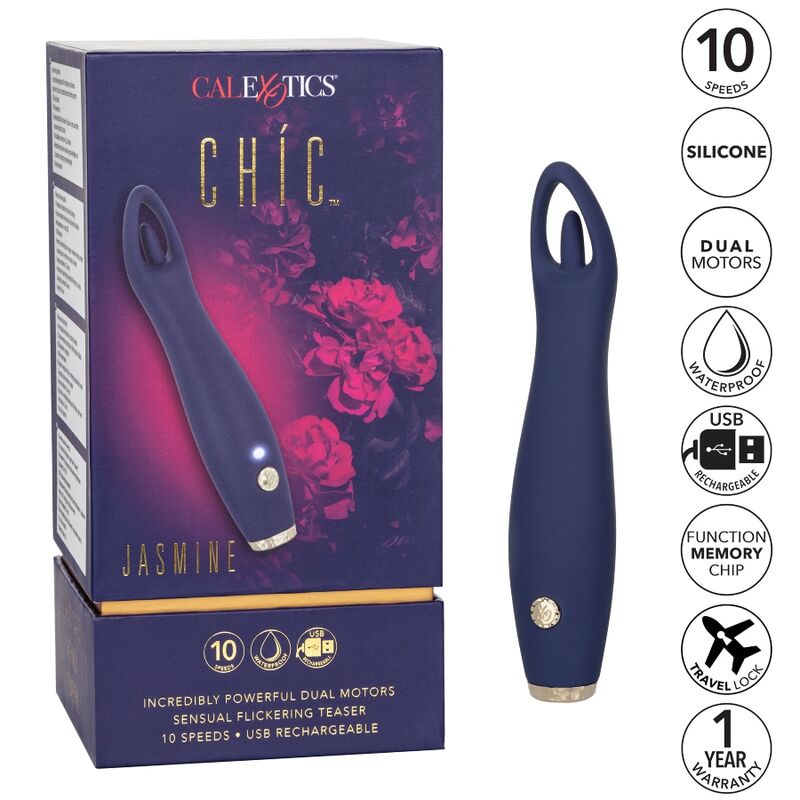 CALEXOTICS - CHIC JASMINE ESTIMULADOR 10 VELOCIDADES - Kanerotika SL