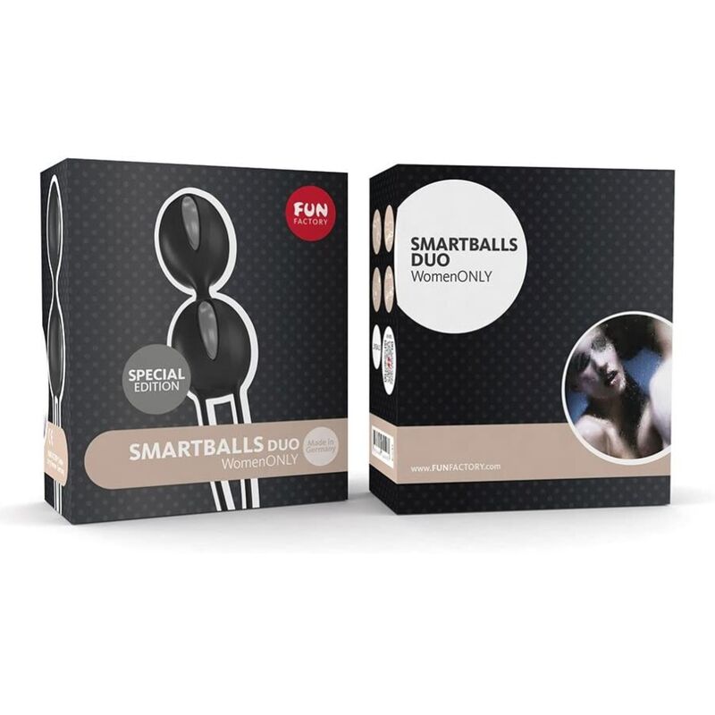 FUN FACTORY - SMARTBALLS DUO BOLAS PELVICAS GRIS/NEGRO - Kanerotika SL