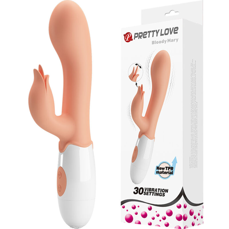 PRETTY LOVE - BLOODY MARY VIBRADOR CON ESTIMULADOR - Kanerotika SL