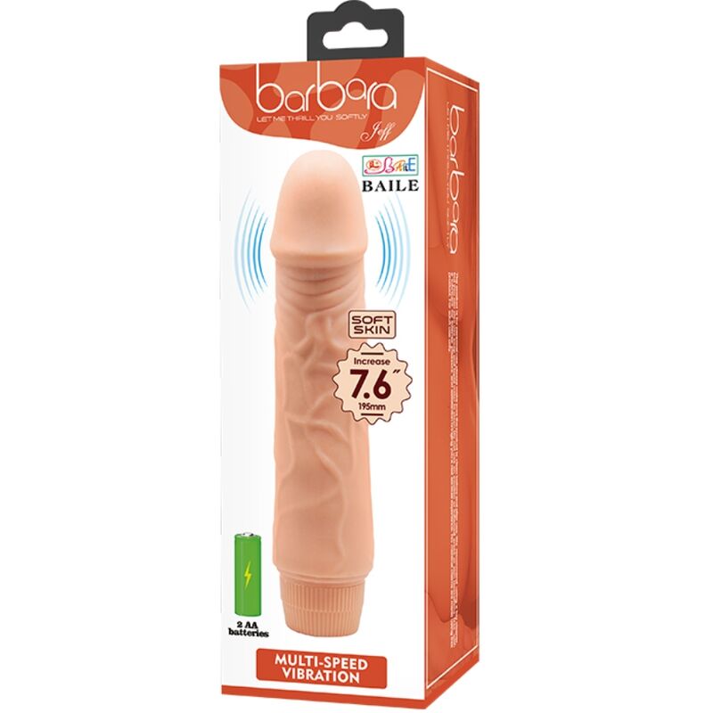 BAILE - BARBARA VIBRADOR REALÍSTICO 20 CM - Kanerotika SL
