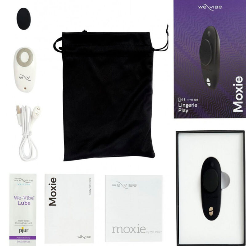 WE-VIBE - MOXIE + VIBRADOR CLÍTORIS NEGRO - Kanerotika SL