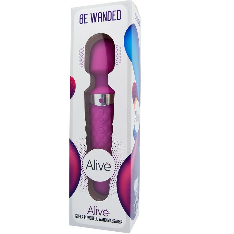 ALIVE - BE WANDED MASAJEADOR VIBRADOR VIOLETA - Kanerotika SL