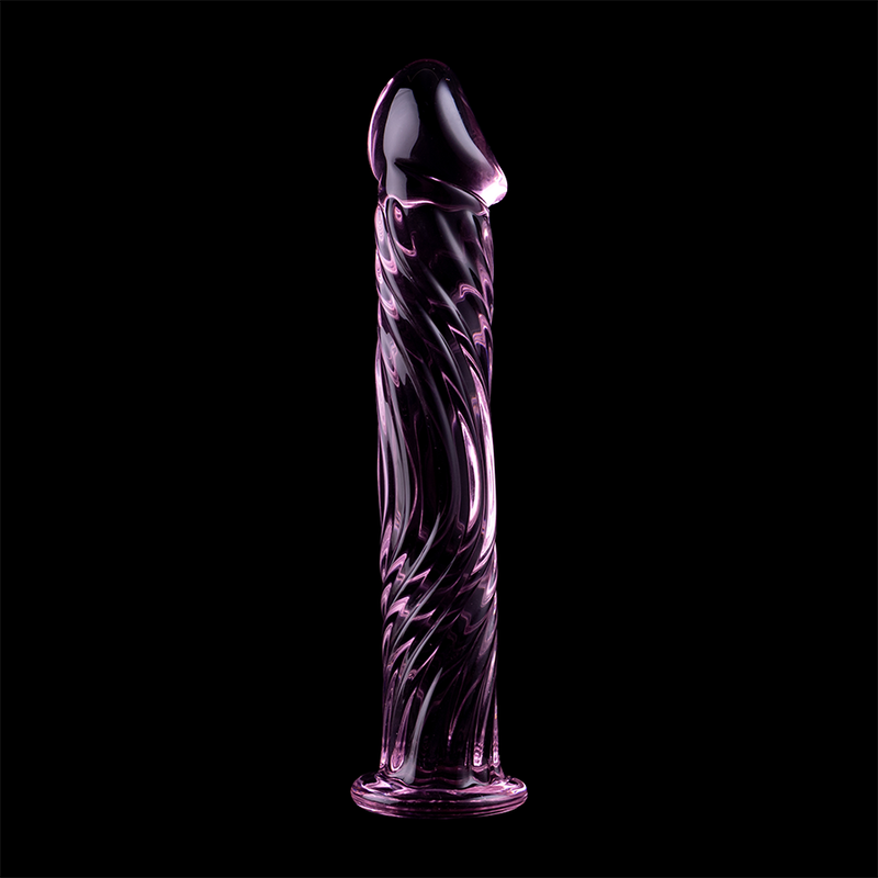 NEBULA SERIES BY IBIZA - MODELO 12 DILDO CRISTAL ROSA 17 CM -O- 3.5 CM - Kanerotika SL
