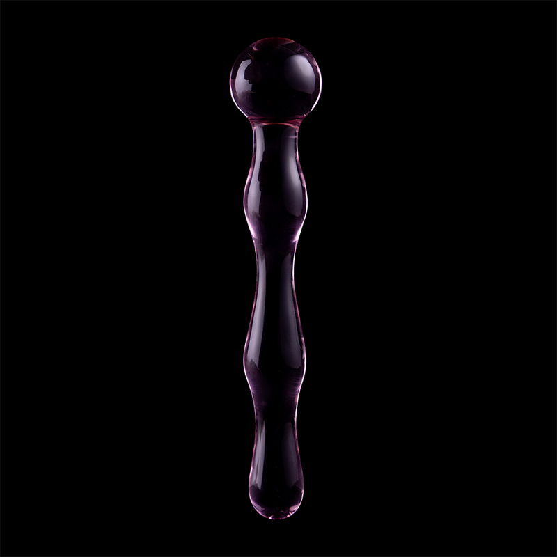 NEBULA SERIES BY IBIZA - MODELO 13 DILDO CRISTAL ROSA 18 CM -O- 3.5 CM - Kanerotika SL